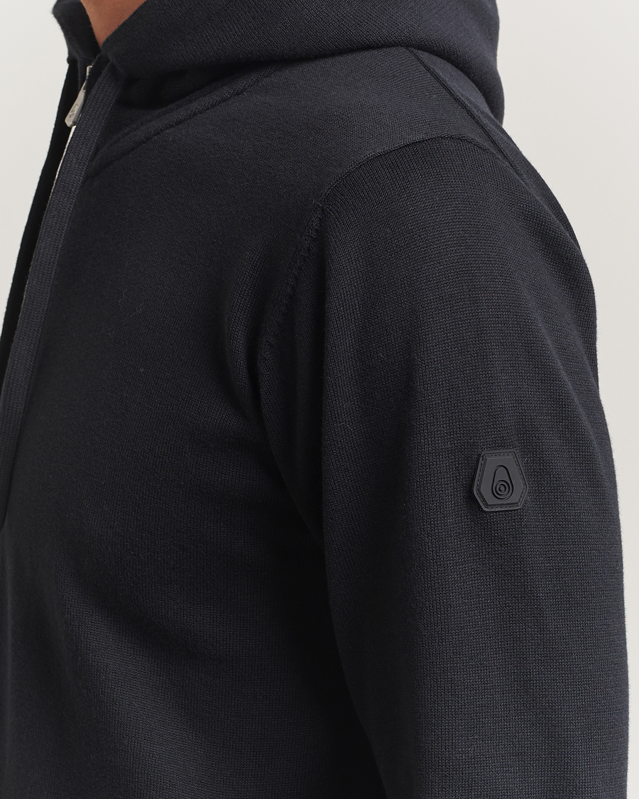 Uomini | Maglieria | Sail Racing | Bowman Knitted Full Zip Hoodie Carbon
