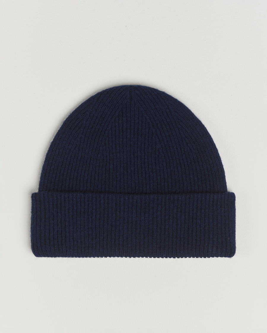 Uomini | Berretti | Sail Racing | Ridge Wool Knitted Beanie Dark Navy