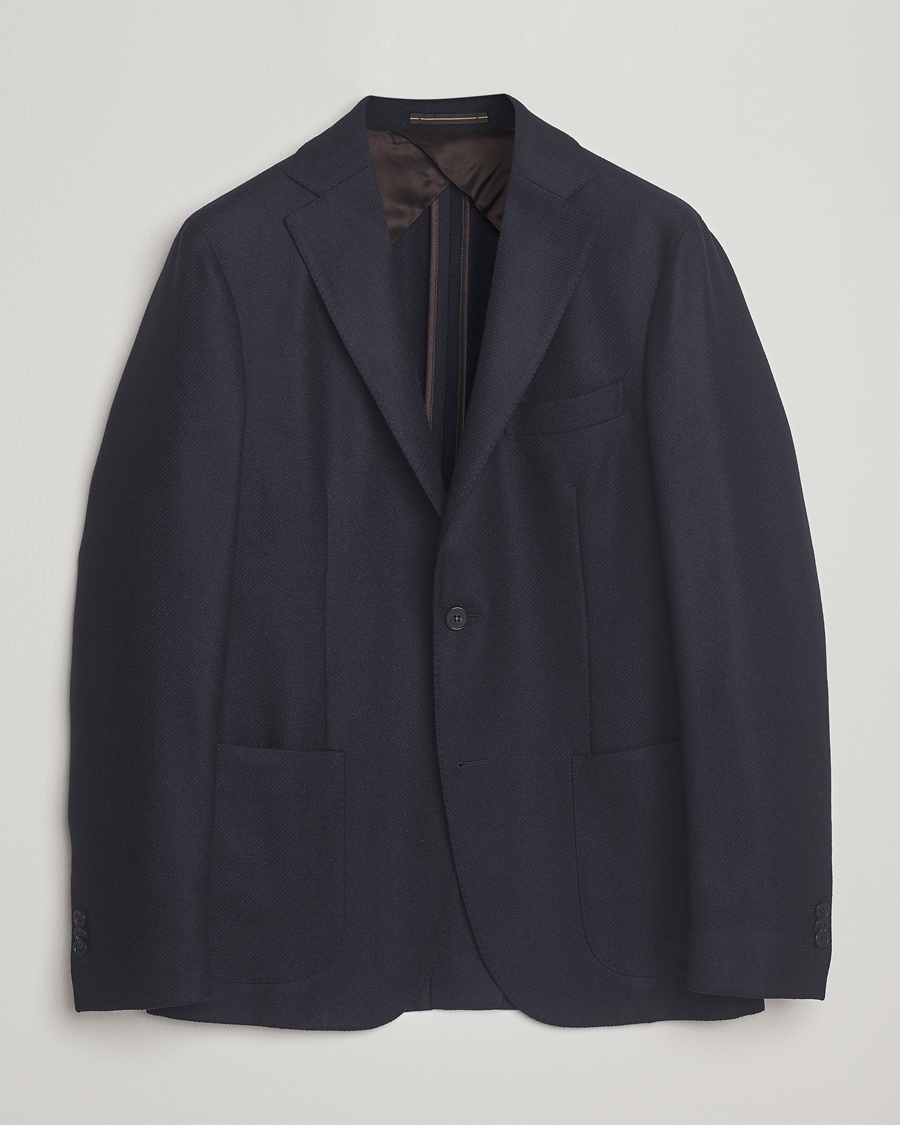 Uomini | Blazers | Incotex | Wool/Cashmere Blazer Navy