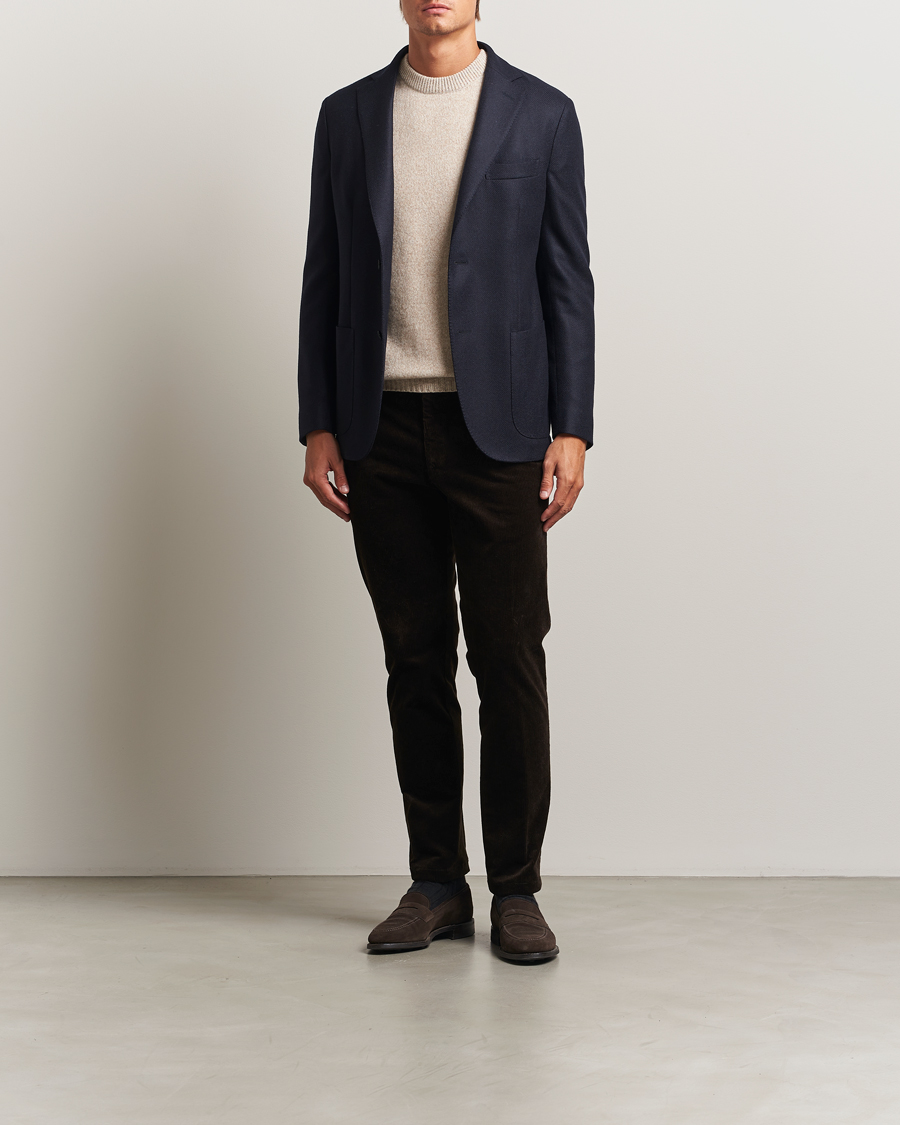 Uomini | Blazers | Incotex | Wool/Cashmere Blazer Navy