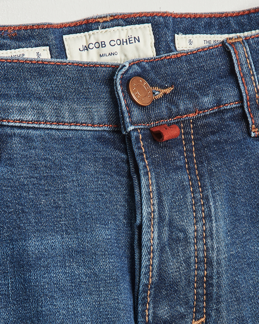 Uomini | Jeans | Jacob Cohën | Edos Regular Straight Fit Jeans Mid Blue