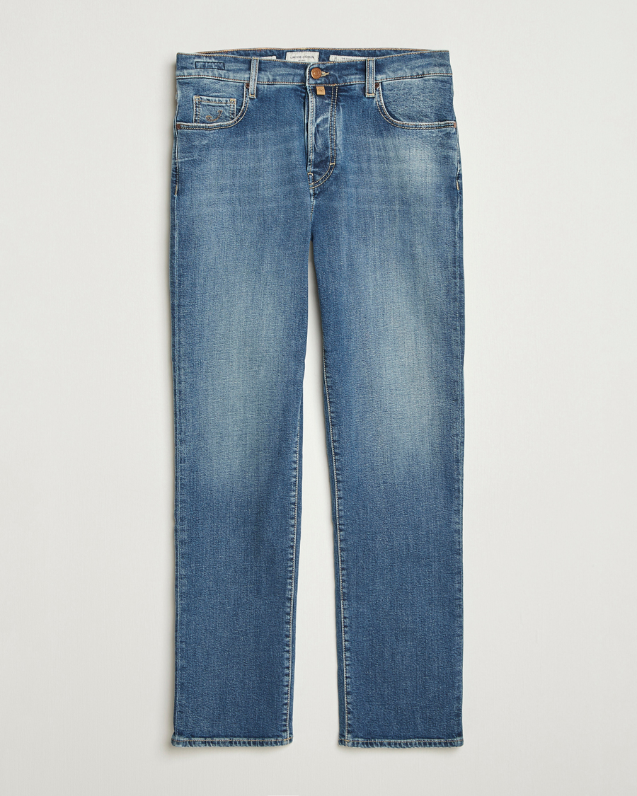 Uomini | Jeans | Jacob Cohën | Edos Regular Straight Fit Jeans Light Blue
