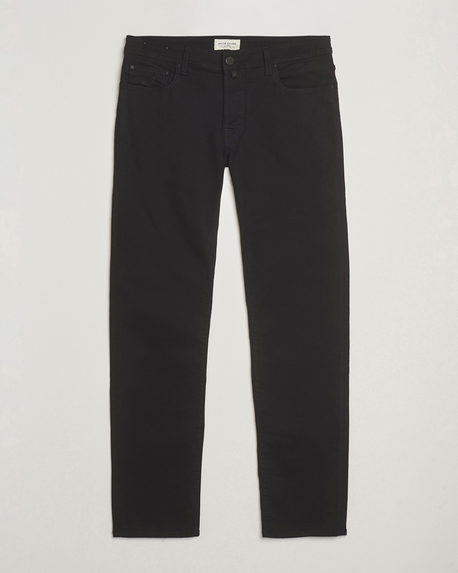 Uomini | Jeans | Jacob Cohën | Bard Slim Fit Stretch Jeans Stay Black