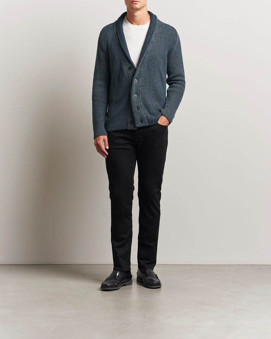 Uomini | Jeans | Jacob Cohën | Bard Slim Fit Stretch Jeans Stay Black