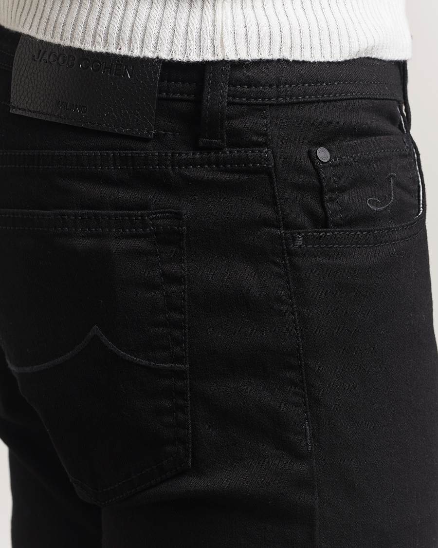 Uomini | Jeans | Jacob Cohën | Bard Slim Fit Stretch Jeans Stay Black
