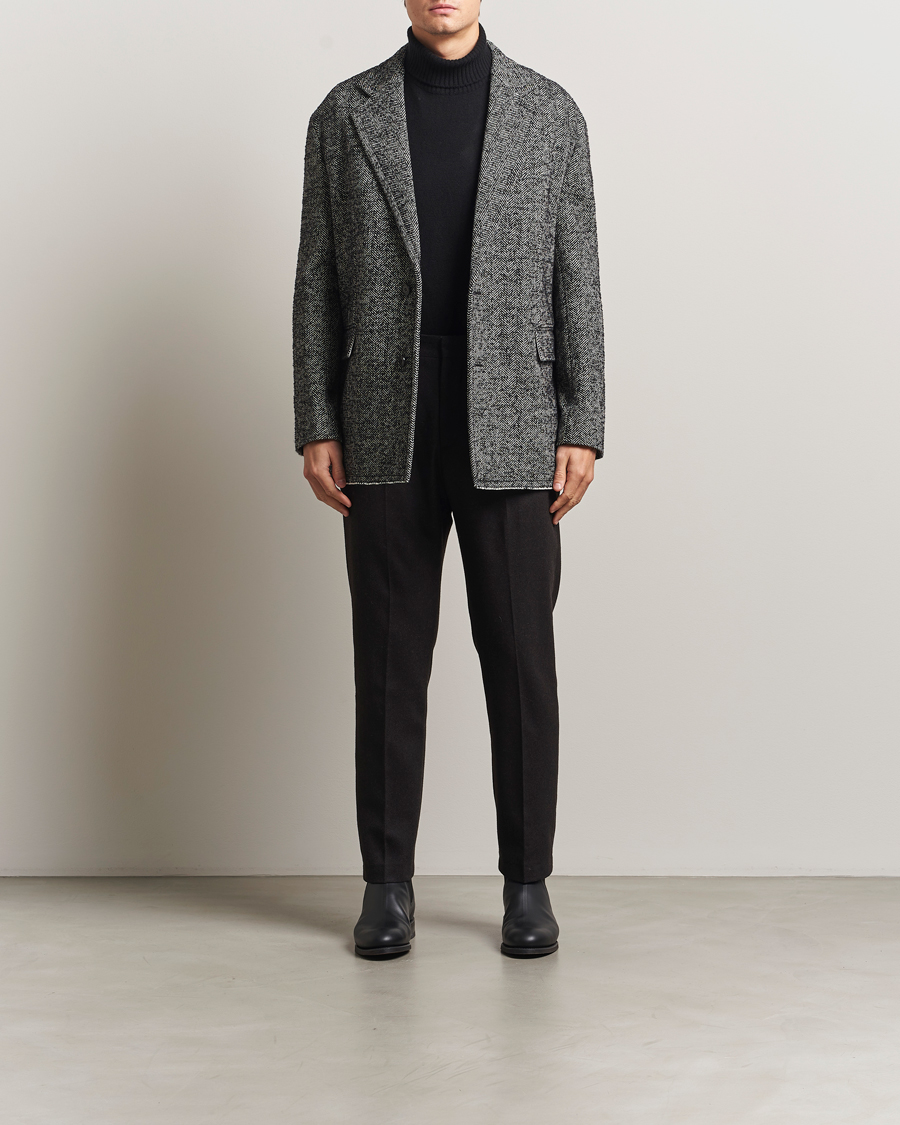 Uomini | Giacche | Lanvin | Soft Wool Jacket Grey