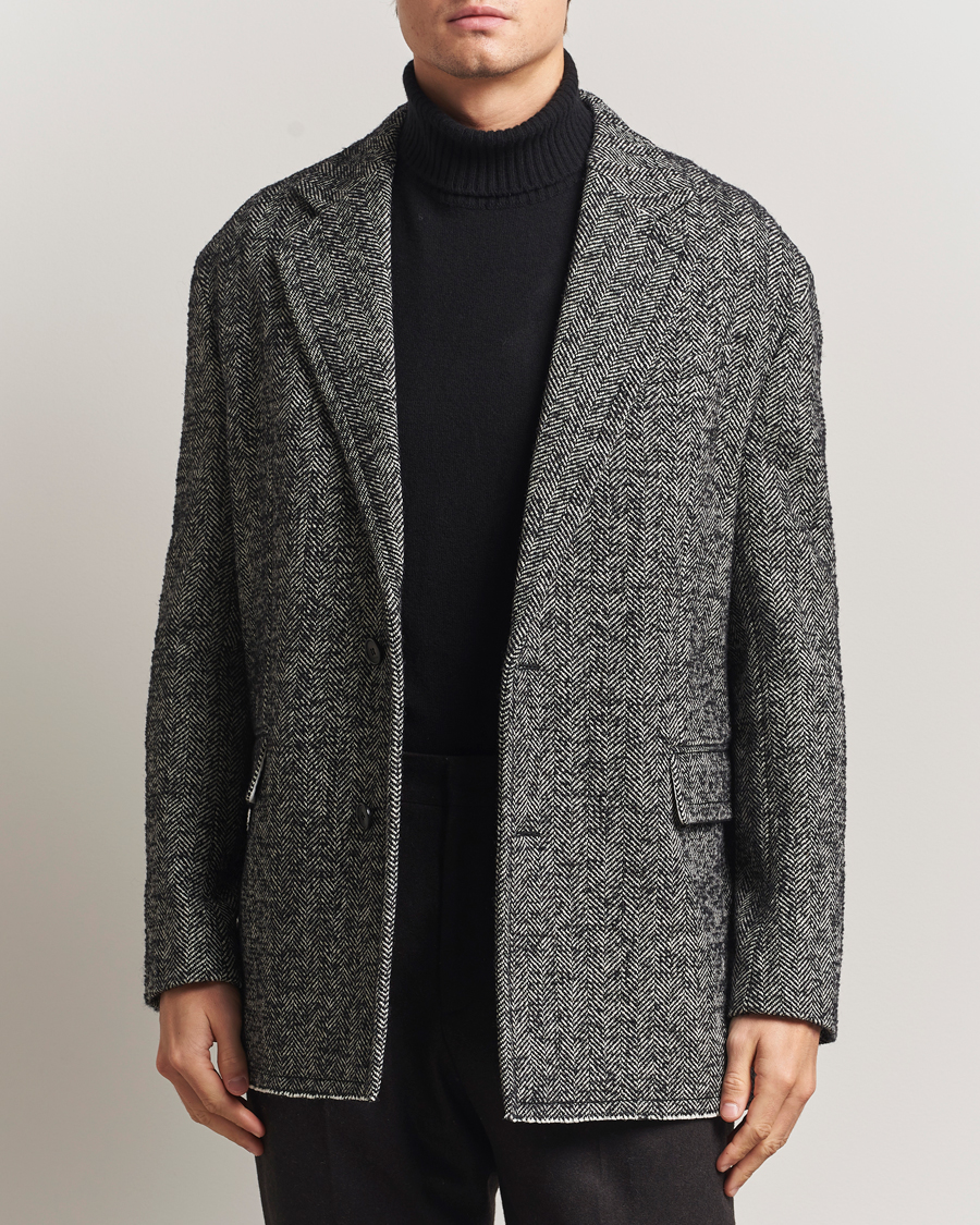 Uomini | Giacche | Lanvin | Soft Wool Jacket Grey