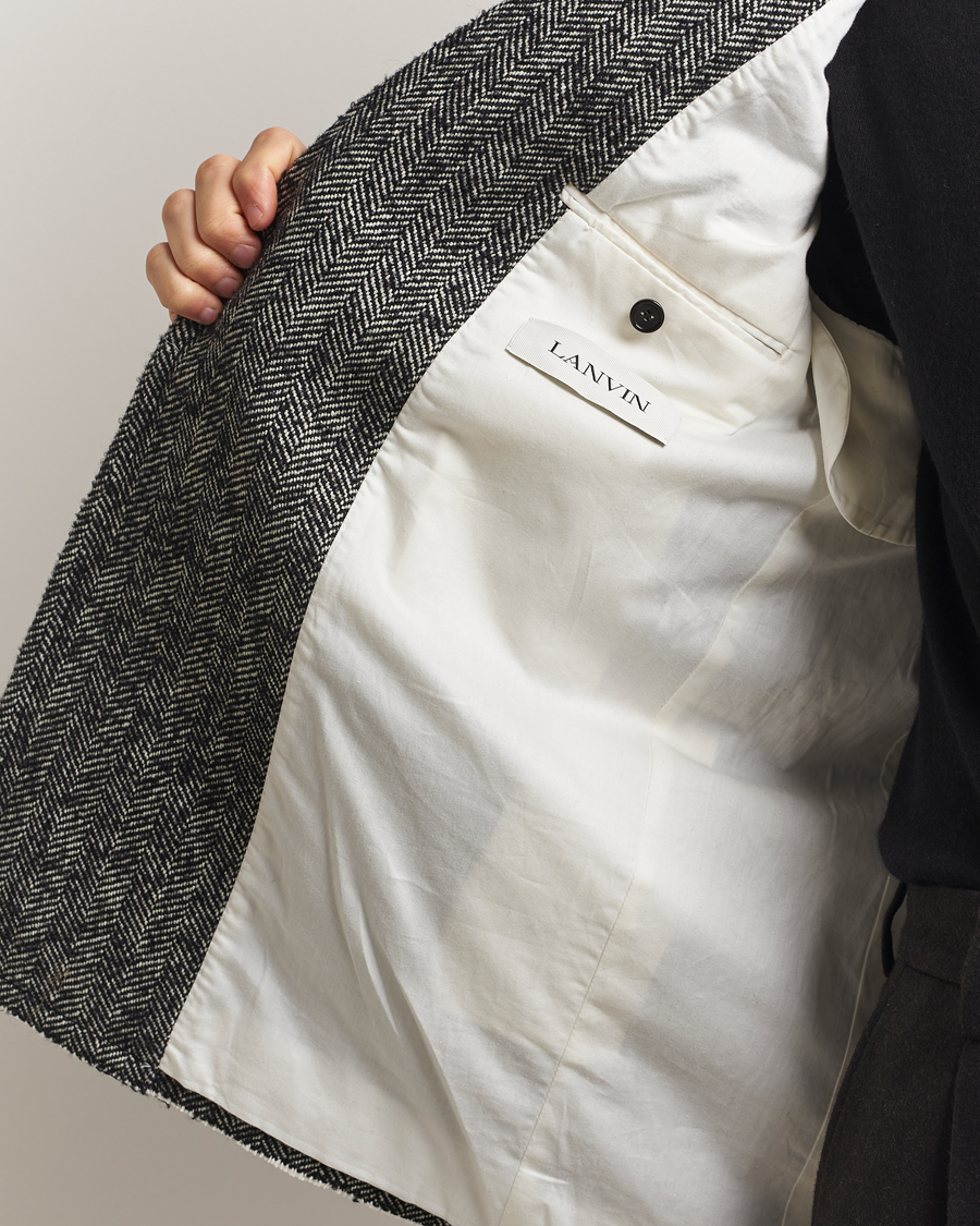 Uomini | Giacche | Lanvin | Soft Wool Jacket Grey