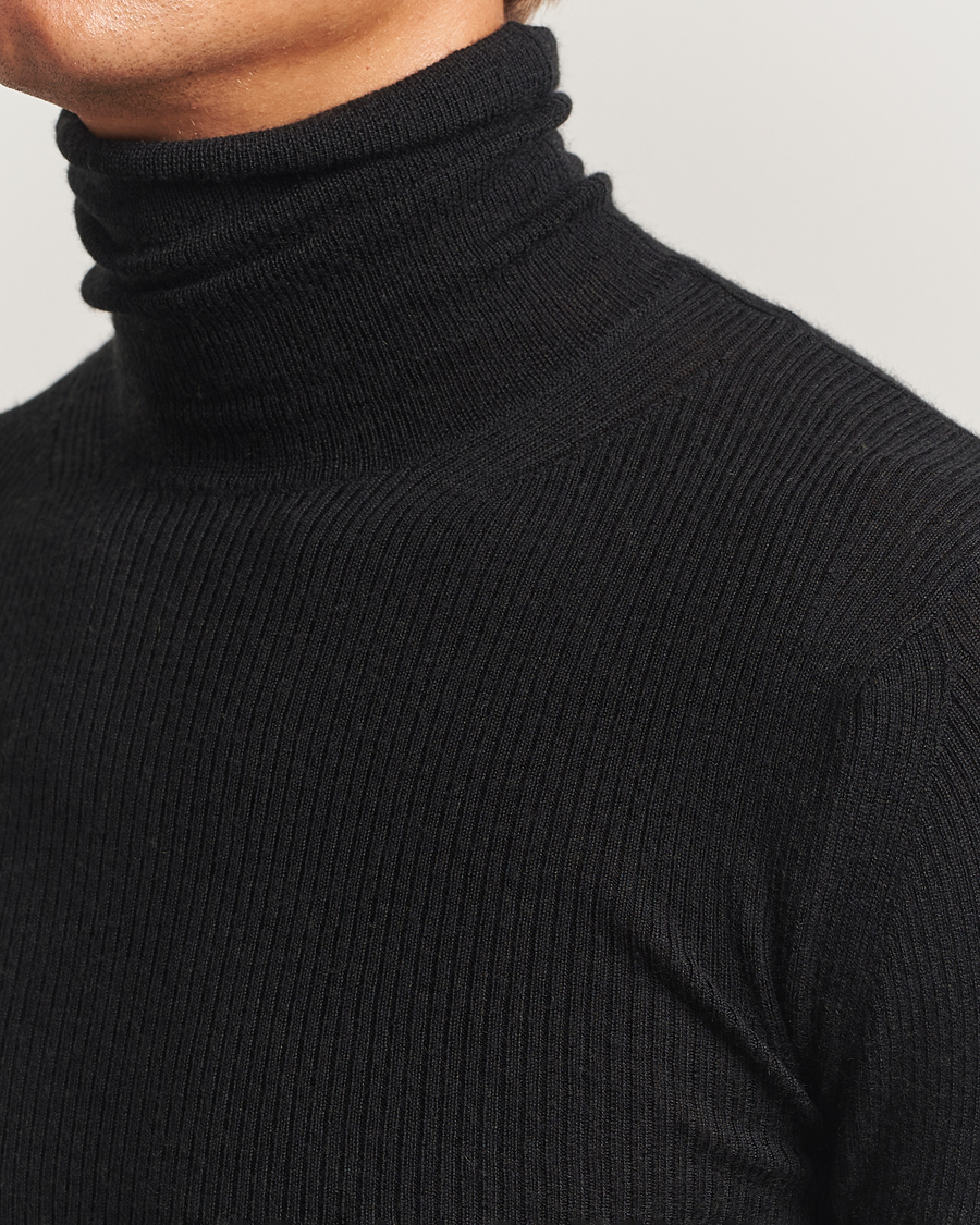 Uomini | Maglieria | Lanvin | Cashmere/Silk Rollneck Black