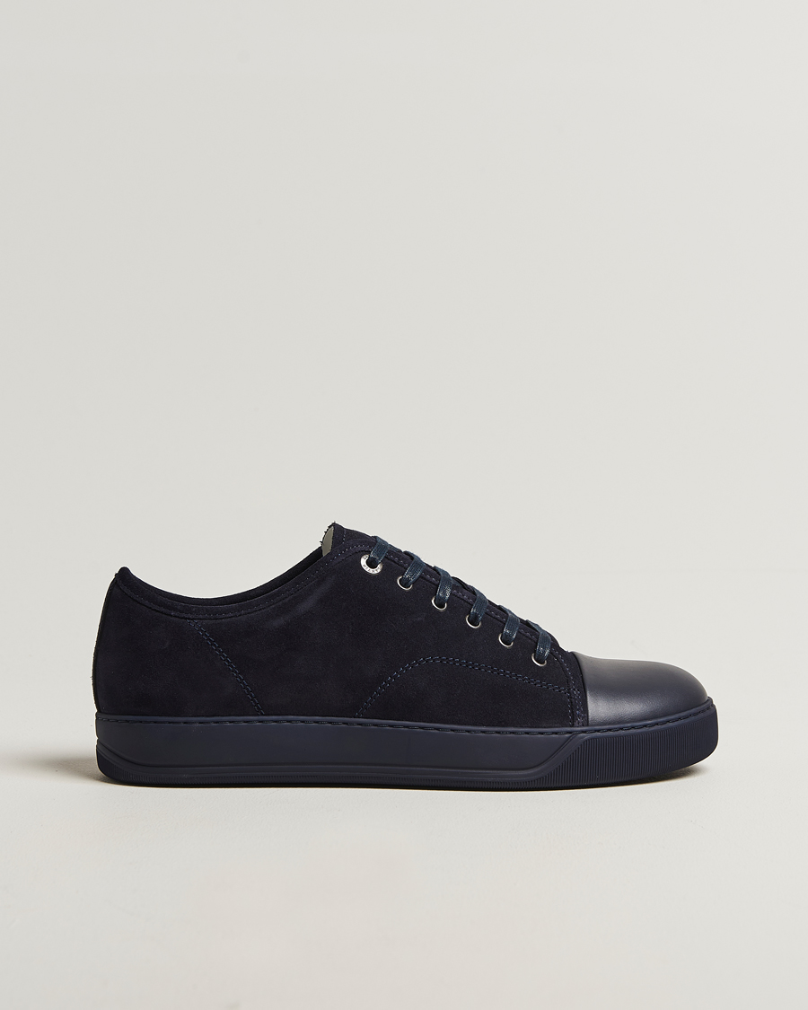 Uomini | Sneakers | Lanvin | DBB1 Nappa Cap Toe Sneaker Black/Navy