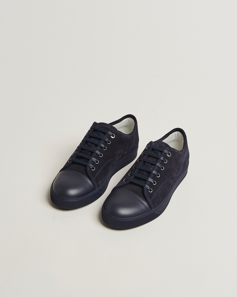 Uomini | Sneakers | Lanvin | DBB1 Nappa Cap Toe Sneaker Black/Navy