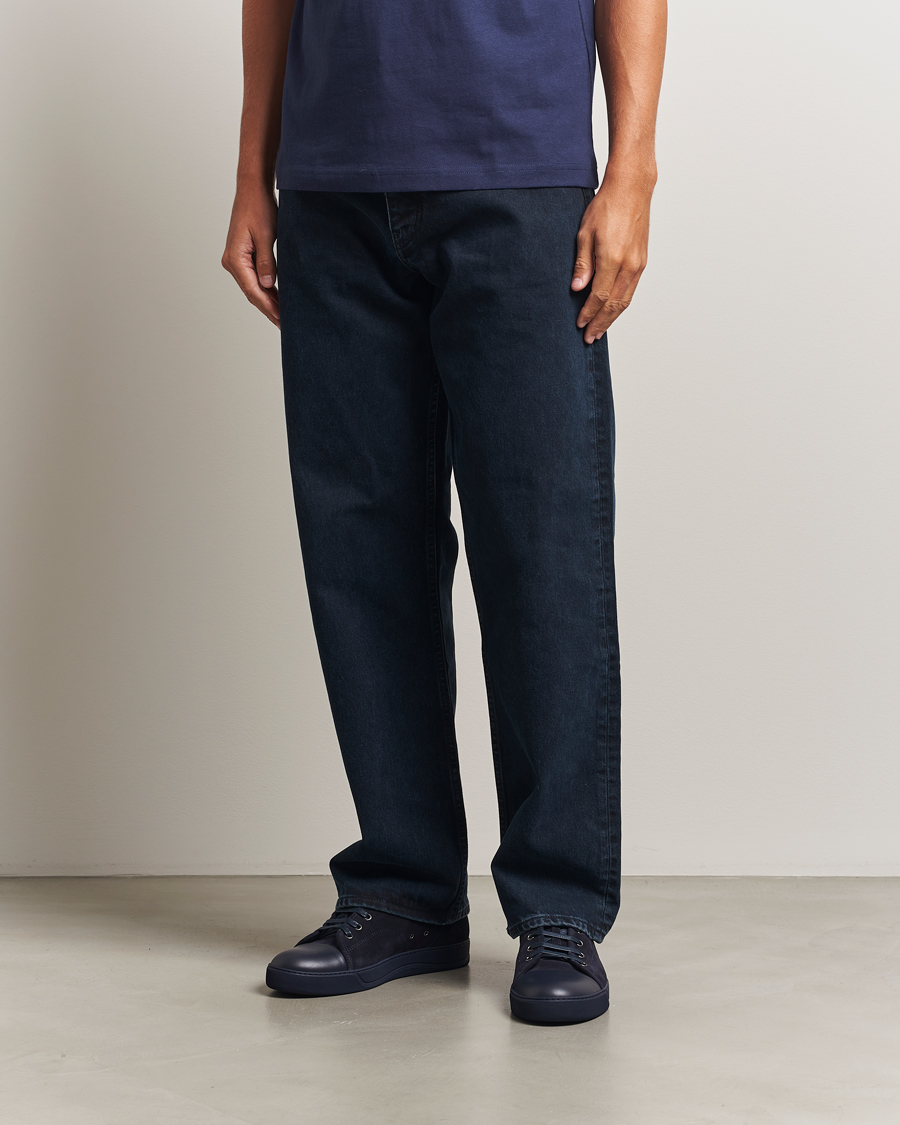 Uomini | Sneakers | Lanvin | DBB1 Nappa Cap Toe Sneaker Black/Navy