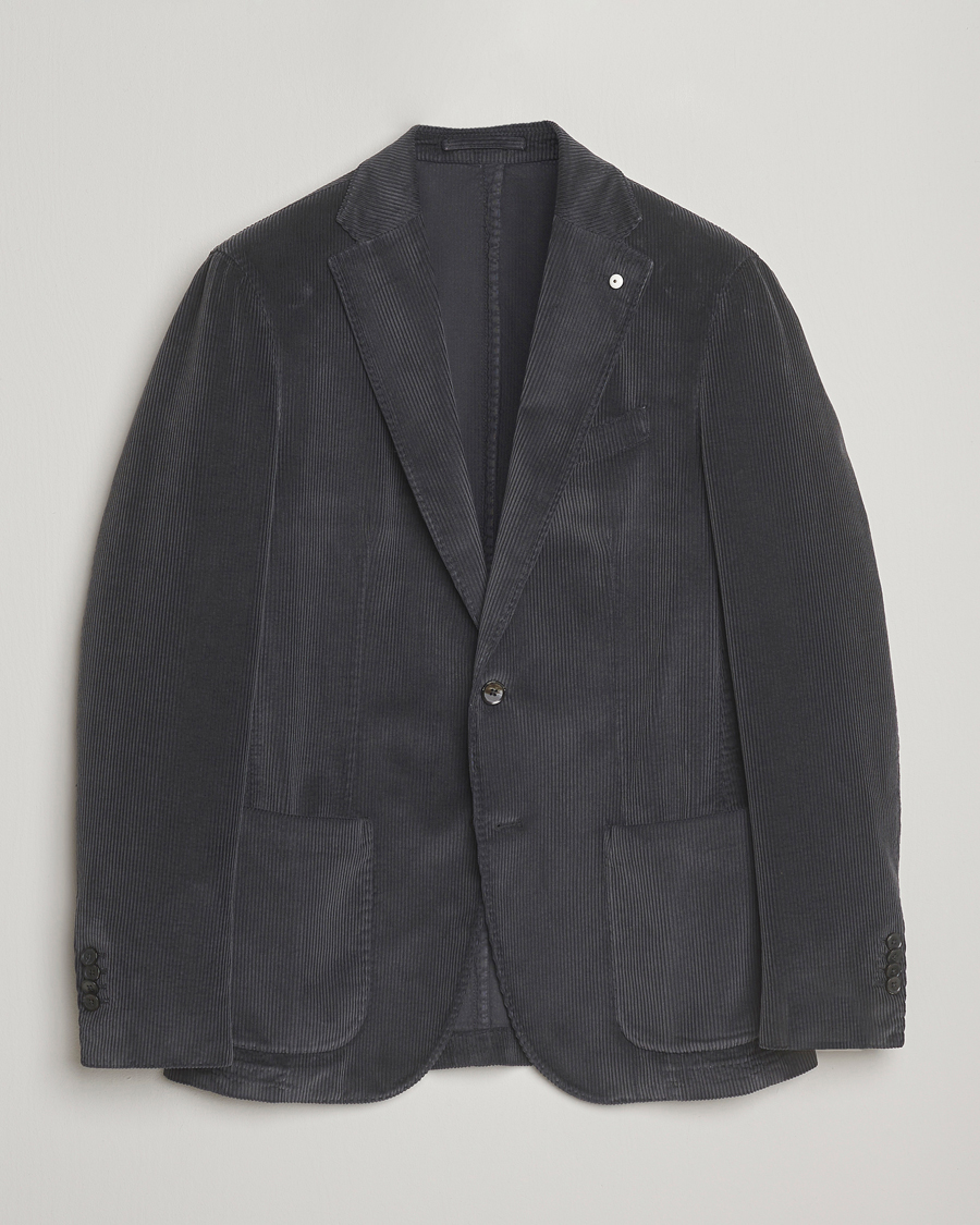Uomini | Blazers | L.B.M. 1911 | Jack Corduroy Blazer Dark Grey
