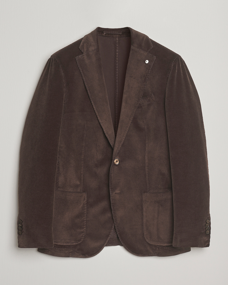 Uomini | Blazers | L.B.M. 1911 | Jack Corduroy Blazer Dark Brown