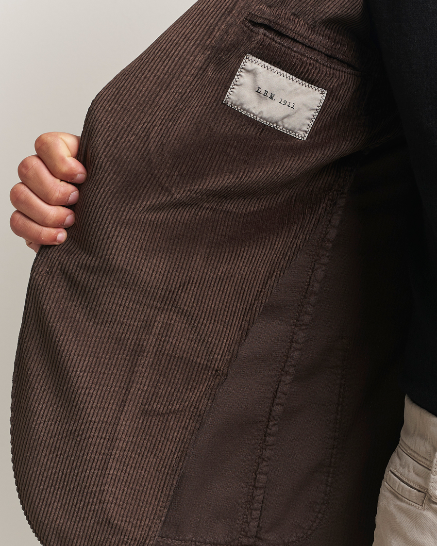 Uomini | Blazers | L.B.M. 1911 | Jack Corduroy Blazer Dark Brown