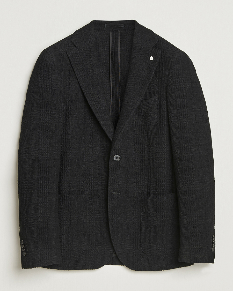 Uomini | Blazers | L.B.M. 1911 | Jack Structured Wool Blazer Black