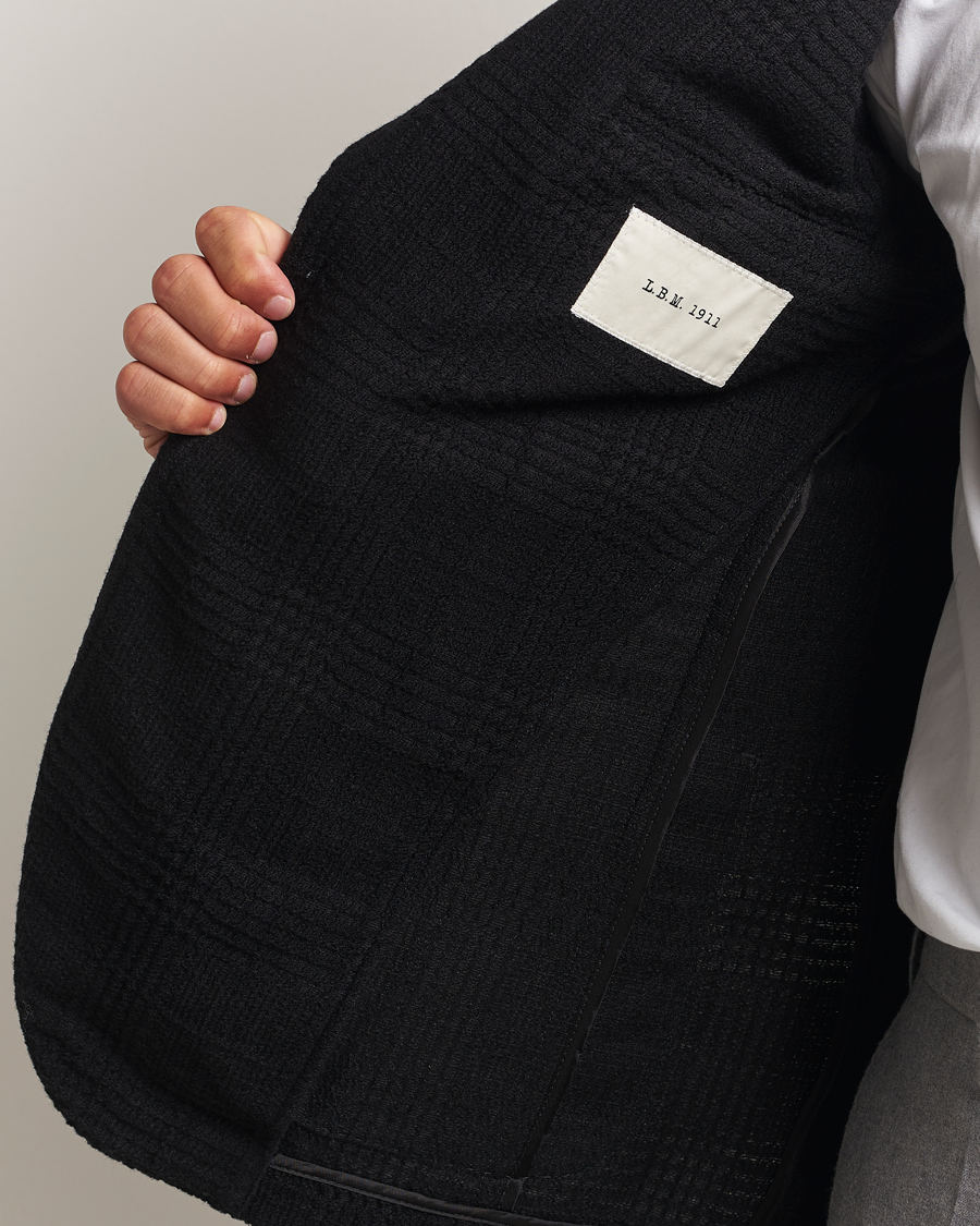 Uomini | Blazers | L.B.M. 1911 | Jack Structured Wool Blazer Black