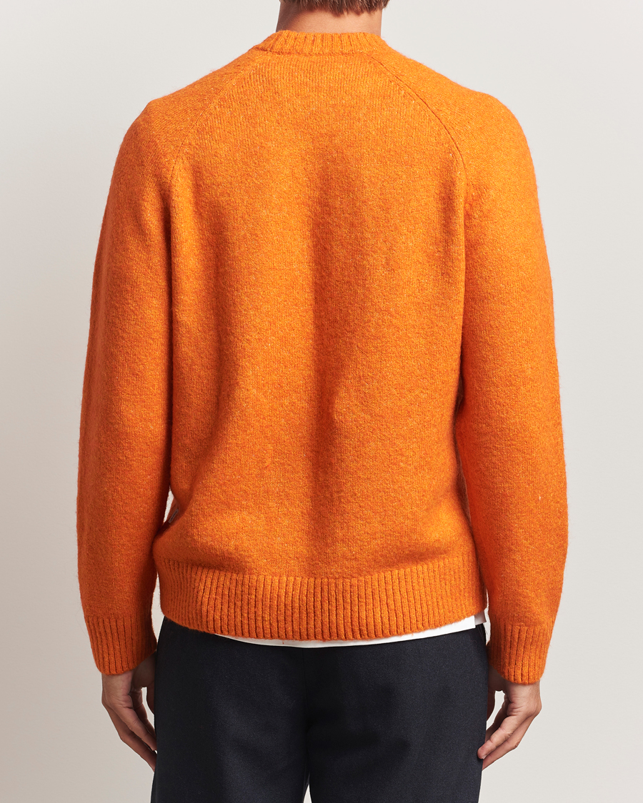 Uomini | Maglieria | LES DEUX | Gillbert Knitted Crewneck Gold Flame