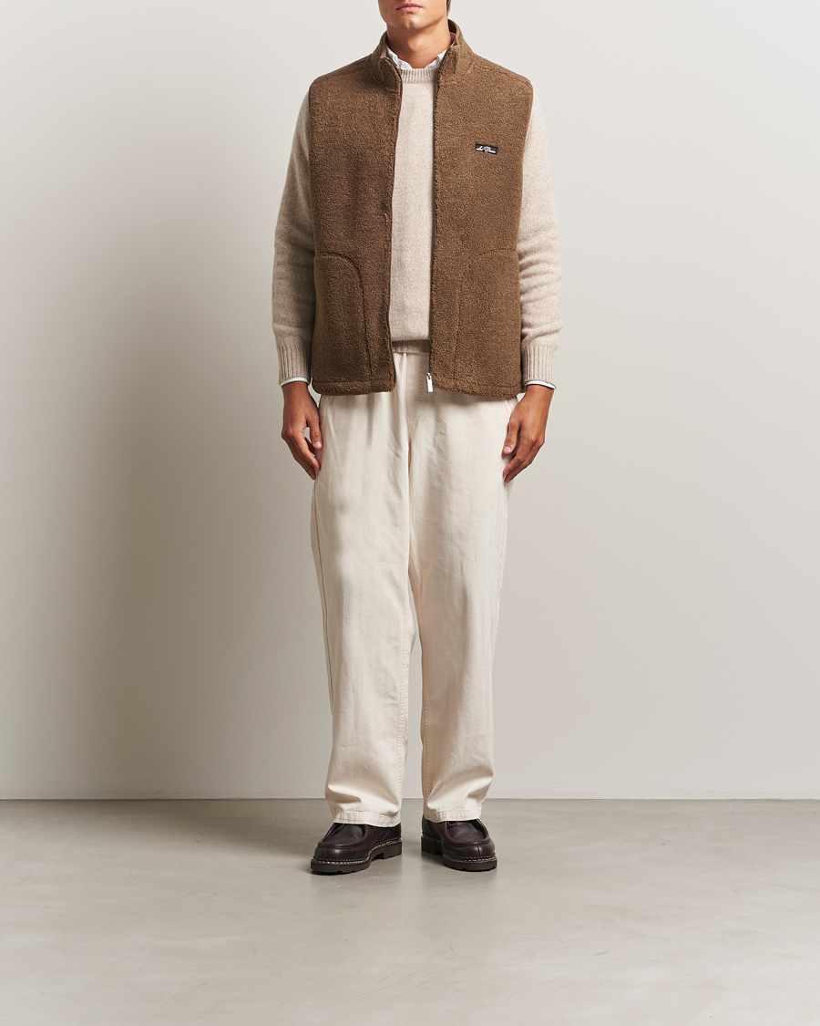 Uomini | Giacche | LES DEUX | Creed Teddy Vest Teak
