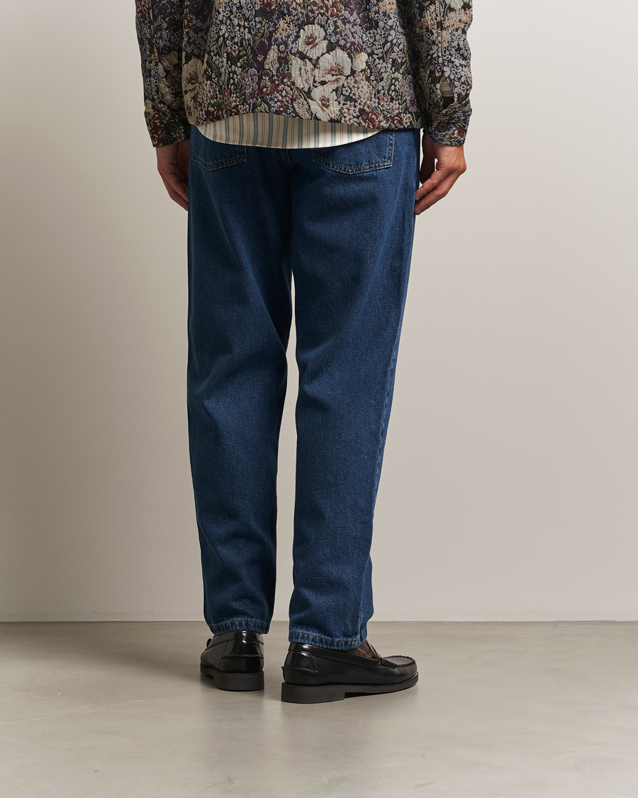 Uomini | Jeans | LES DEUX | Ryder Washed Denim Jeans Medium Indigo Wash