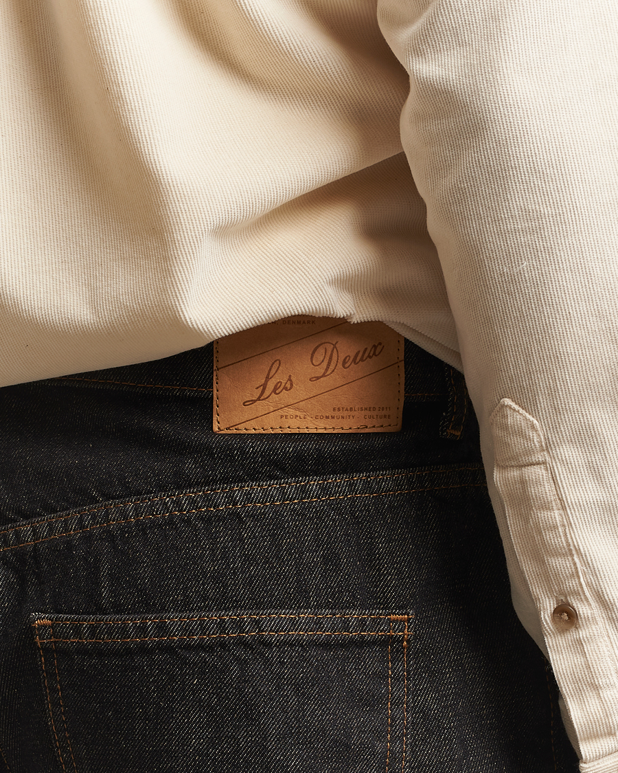 Uomini | Jeans | LES DEUX | Ryder 2.Tone Denim Jeans Black