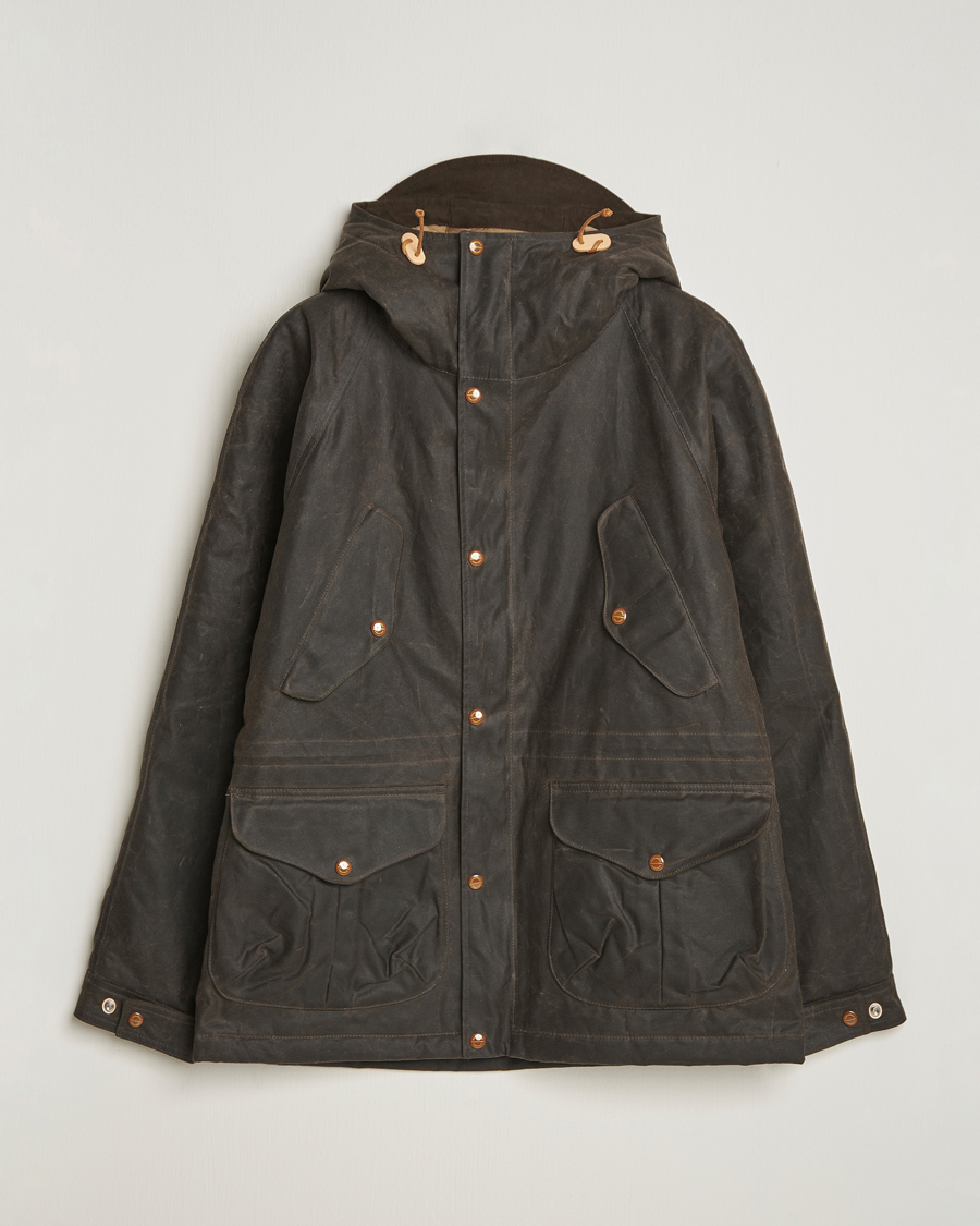 Uomini | Giacche | Manifattura Ceccarelli | New Fisherman Parka Chocolate