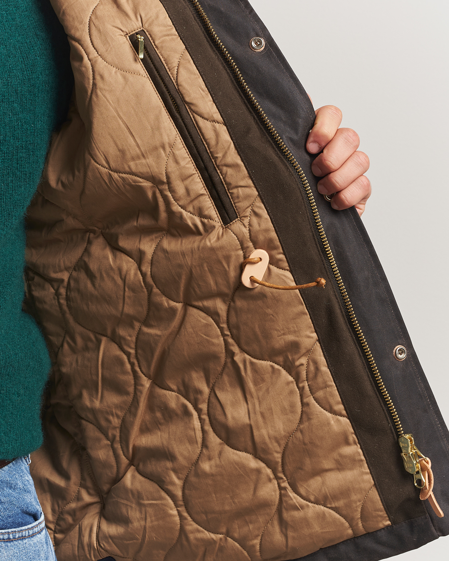 Uomini | Giacche | Manifattura Ceccarelli | New Fisherman Parka Chocolate