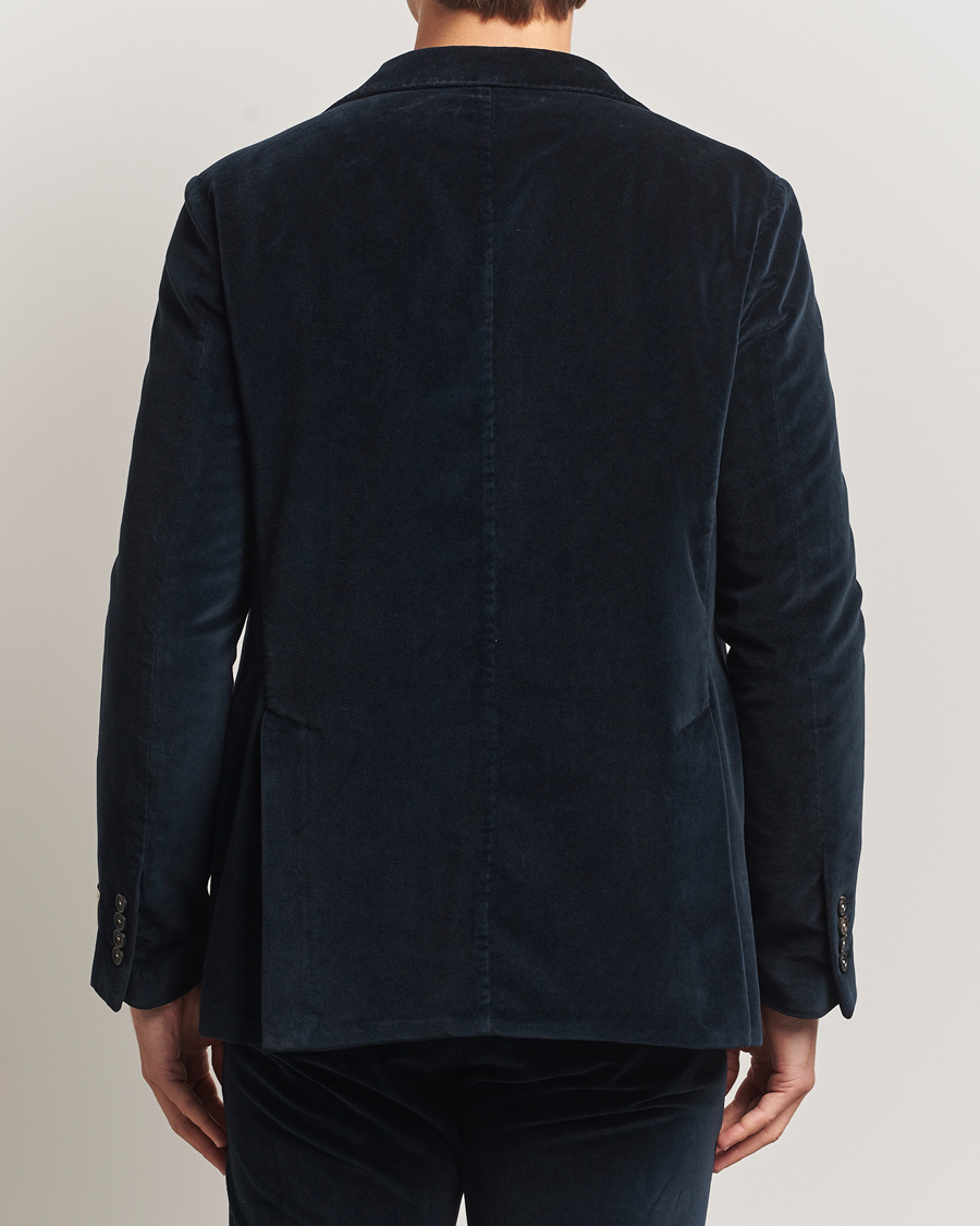 Uomini | Blazers | Massimo Alba | Catch Velvet Blazer Navy