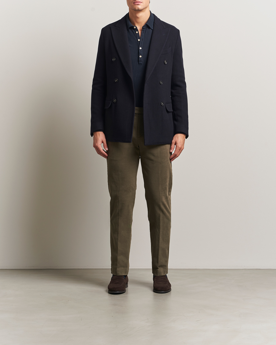 Uomini | Giacche | Massimo Alba | Cashmere Peacoat Navy