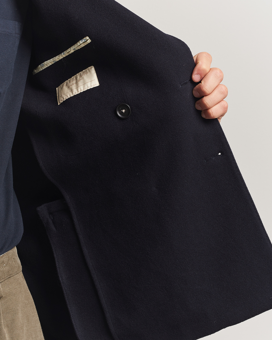 Uomini | Giacche | Massimo Alba | Cashmere Peacoat Navy