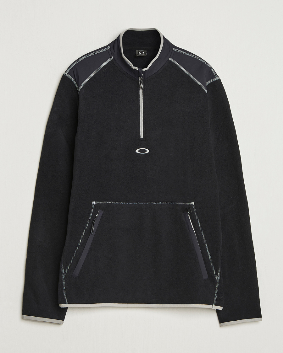 Uomini | Maglieria | Oakley | Butter Tech Half Zip Fleece Black