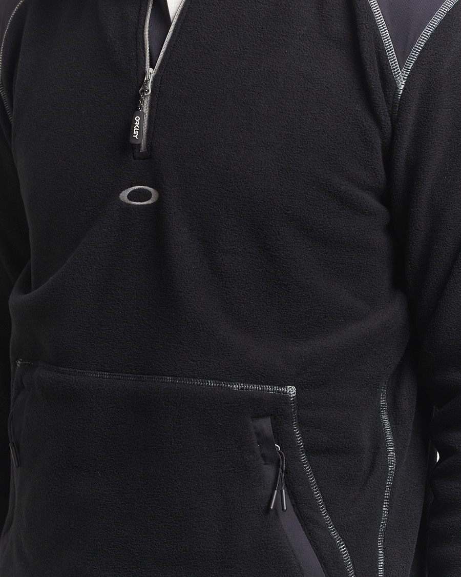 Uomini | Maglieria | Oakley | Butter Tech Half Zip Fleece Black