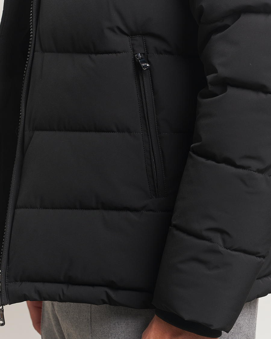 Uomini | Giacche | Oscar Jacobson | Hooded Puffer Jacket Black
