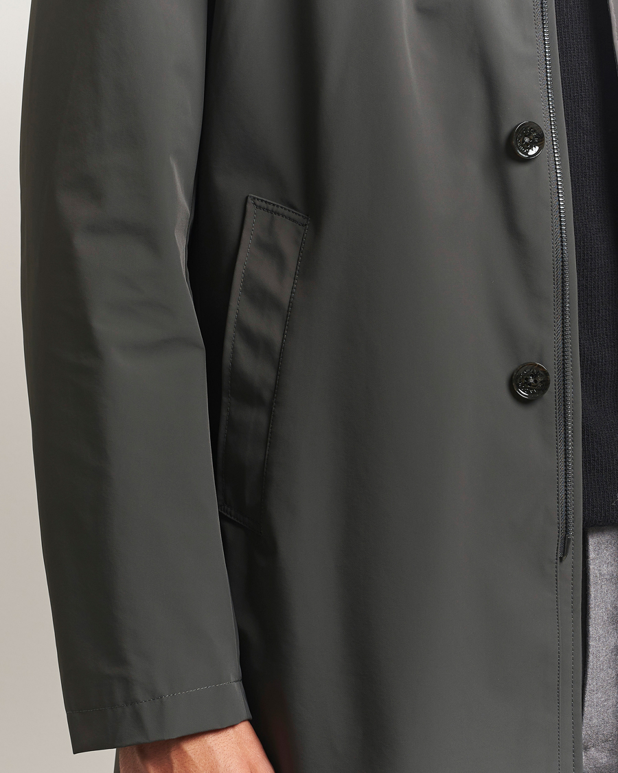 Uomini | Giacche | Oscar Jacobson | Nylon Car Coat Olive