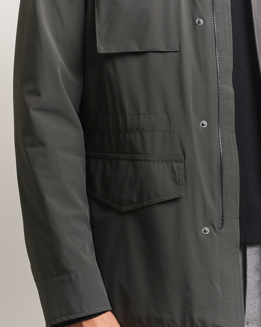 Uomini | Giacche | Oscar Jacobson | M65 Nylon Field Jacket Olive