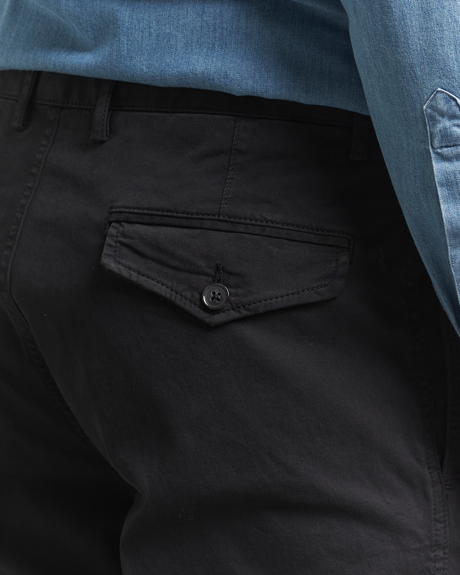Uomini | Pantaloni | Oscar Jacobson | Tanker Cotton Trousers Black