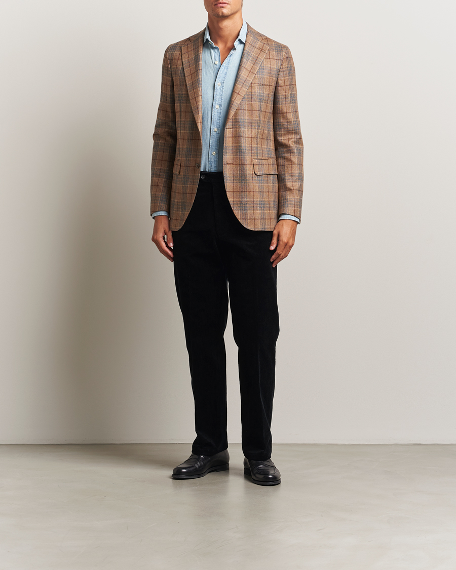 Uomini | Pantaloni | Oscar Jacobson | Del S Straight Pants Black