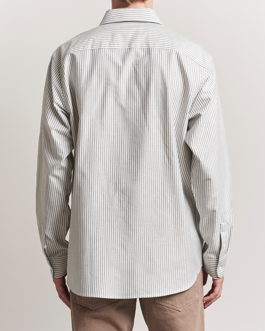 Uomini | Camicie | Palmes | Deuce Oxford Shirt Light Blue Stripe