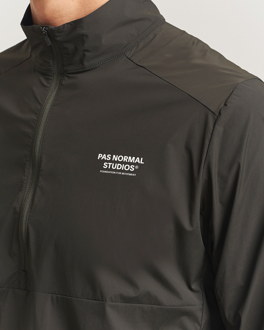 Uomini | Giacche | Pas Normal Studios | Balance Half Zip Jacket Dark Olive