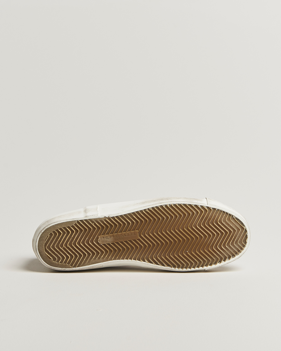 Uomini | Sneakers | Philippe Model | Prsx Low Top Leather Sneakers White/Black