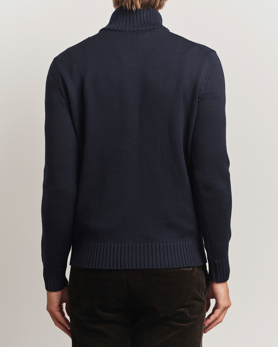 Uomini | Maglieria | Zanone | Virgin Merino Wool Chioto Navy