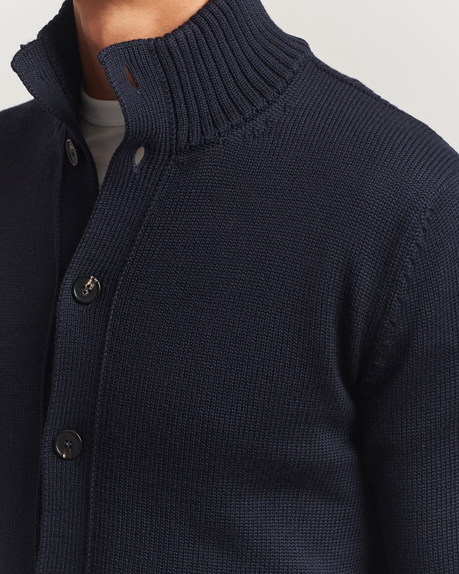 Uomini | Maglieria | Zanone | Virgin Merino Wool Chioto Navy