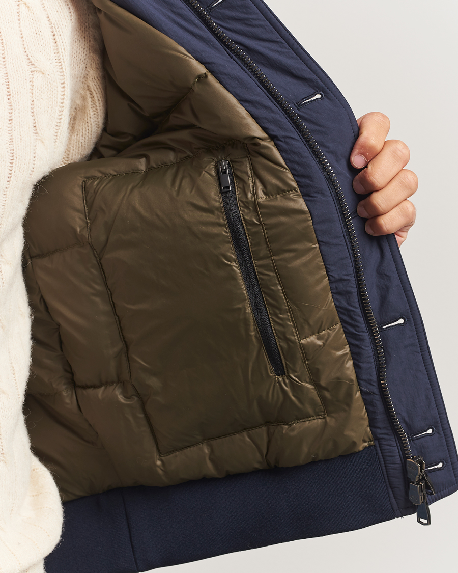 Uomini | Giacche | Valstar | Padded Nylon Valstarino Navy