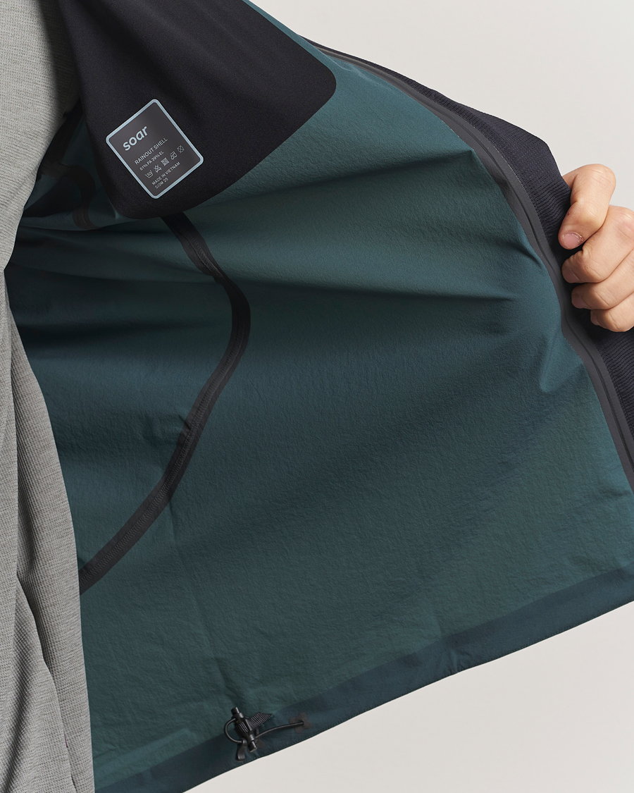 Uomini | Giacche | SOAR Running | Rainout Shell Green Gables