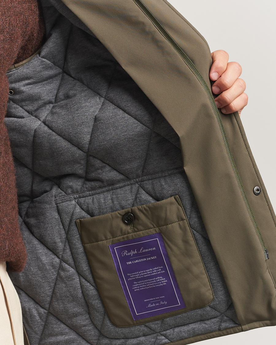 Uomini | Giacche | Ralph Lauren Purple Label | Carleton Jacket Olive