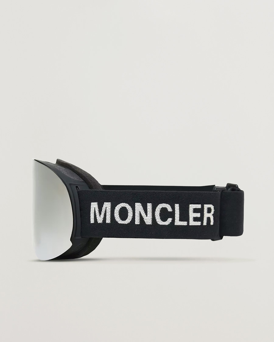 Uomini | Occhiali da sole | Moncler Lunettes | 0ME8017 Ski Goggles Black/Silver