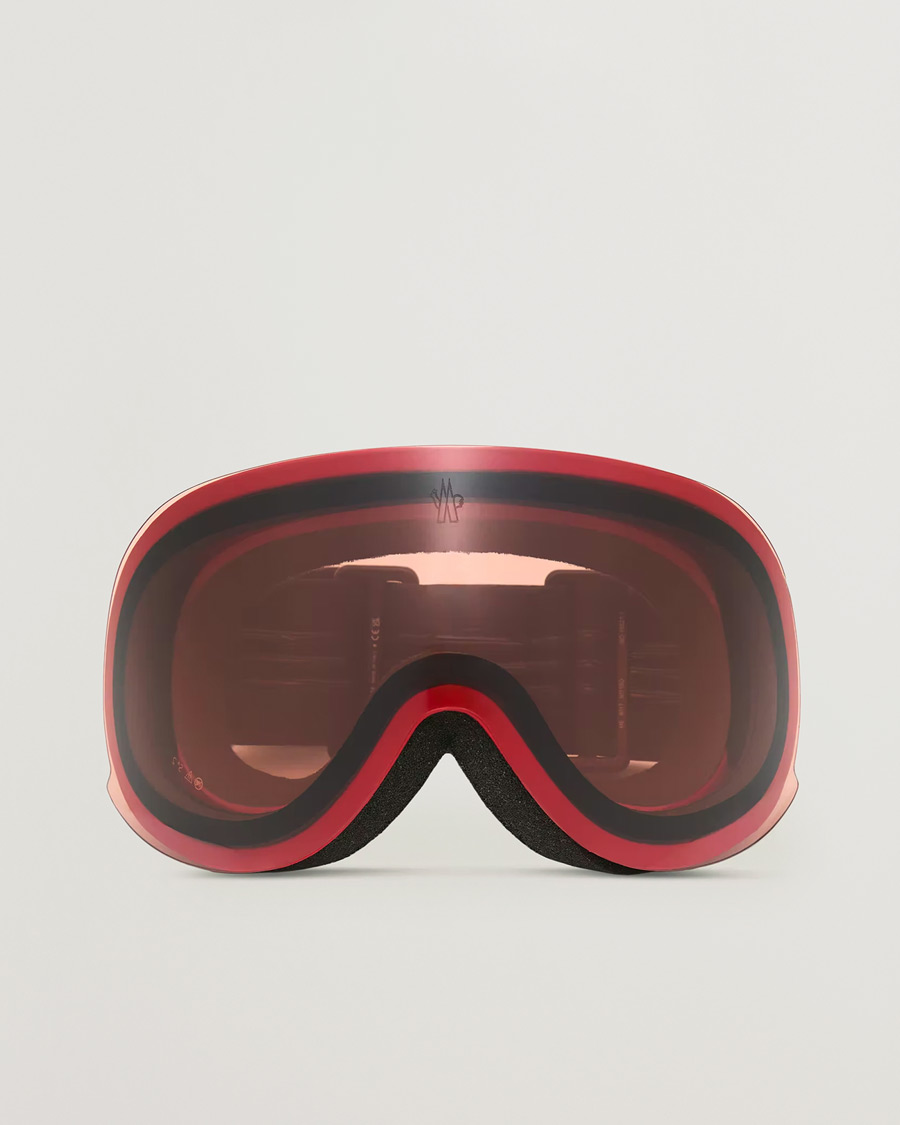 Uomini | Occhiali da sole | Moncler Lunettes | Snowflare Ski Goggles Black/Red