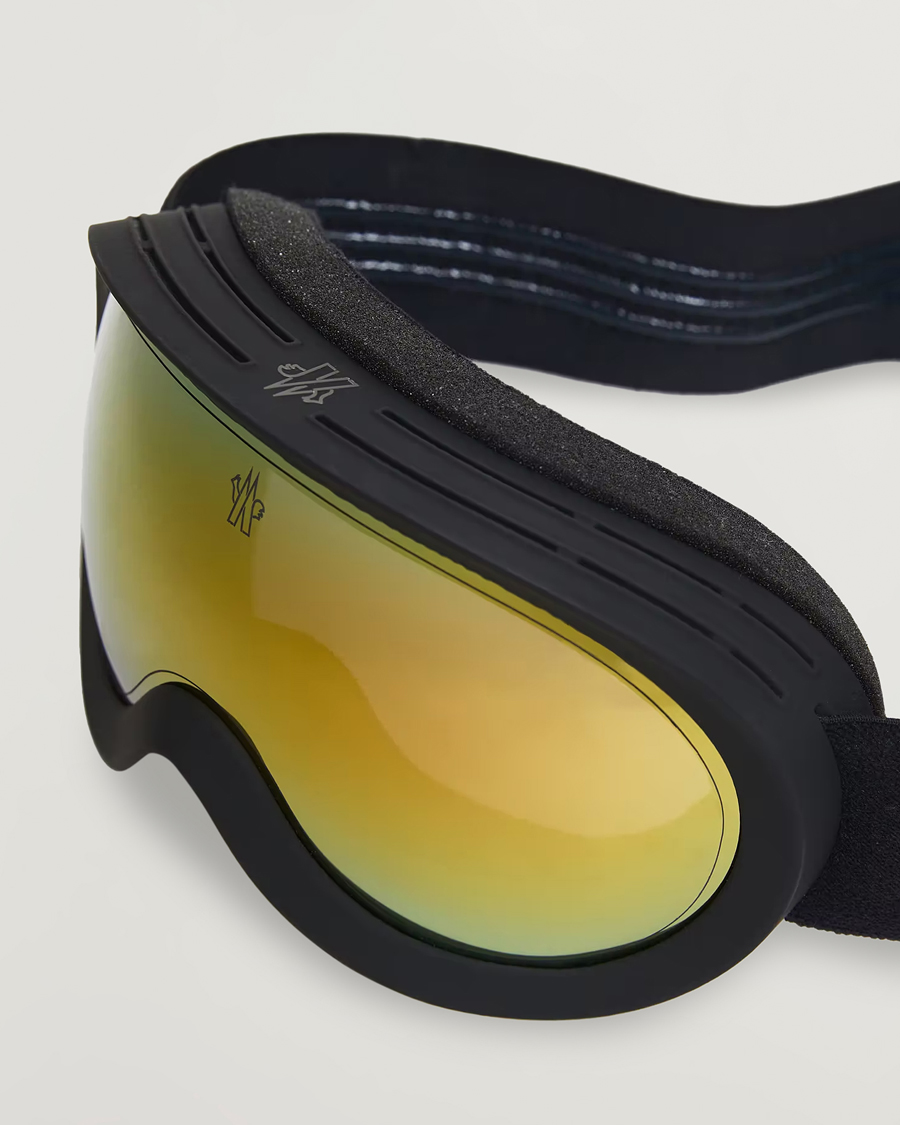 Uomini | Occhiali da sole | Moncler Lunettes | Snowray Ski Goggles Black/Gold