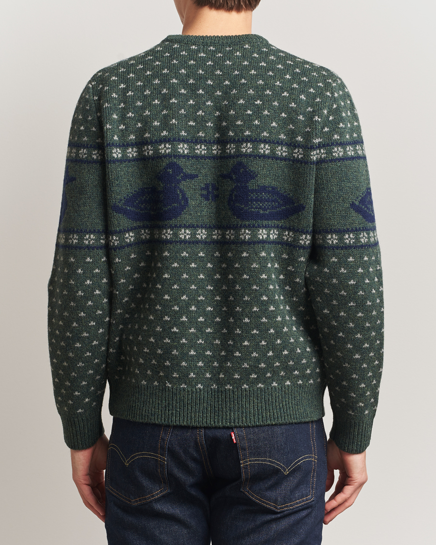 Uomini | Maglieria | Pendleton | Wool Duck Sweater Green