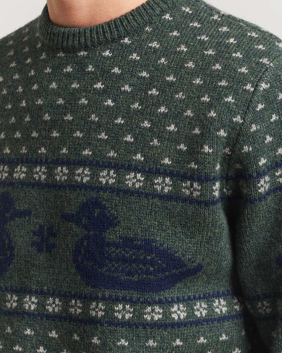Uomini | Maglieria | Pendleton | Wool Duck Sweater Green
